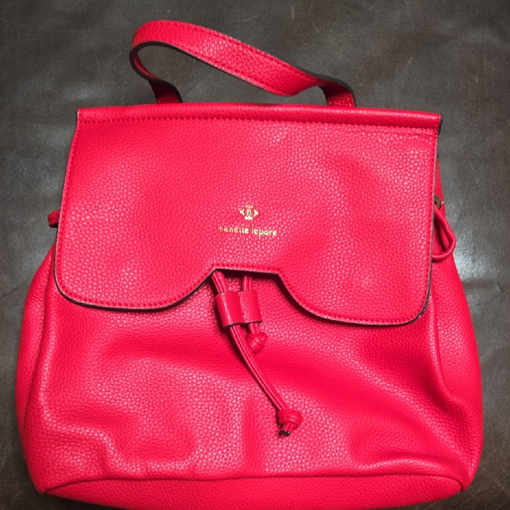 Nanette Lepore Vibrant Red Backpack